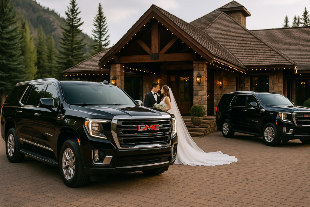 Wedding Silver Fox limo