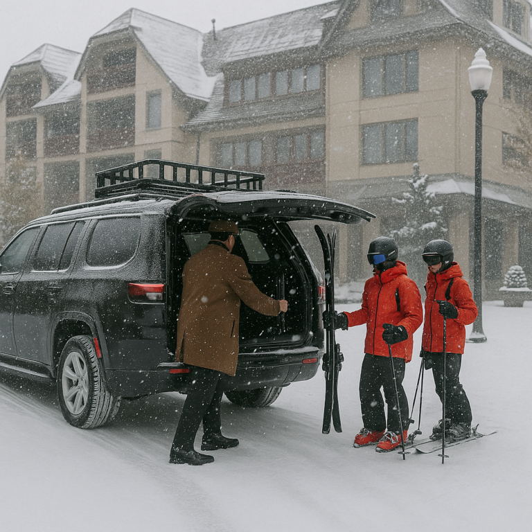 aspen limo ski drop off